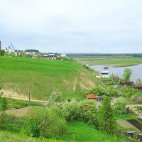 Чердынь. Вид на реку Колва