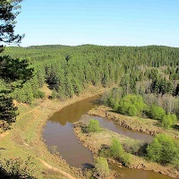 Дебесы. Вид с горы Байгурезь