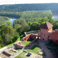 Турайдский замок в Сигулде, Латвия