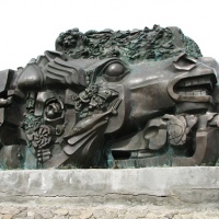 Элиста. Мемориал «Исход и возвращение» работы Э. Неизвестного