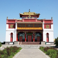 Элиста. Сякюсен-Сюме - самый большой Буддийский храм Калмыкии