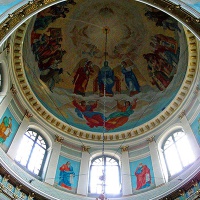 Курск. Знаменский кафедральный собор. Роспись купола