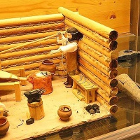 Рязань. Дворец Олега. Макет старинной кузницы