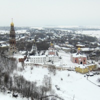 Иоанно-Богословский монастырь в Пощупово. Зима.