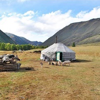 Юрта настоящих кочевников