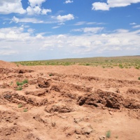 Селитренное городище. Археологический раскоп