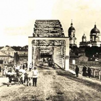 Мост в Боровичах на фото 19 век