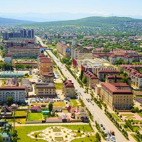 Грозный. Панорама города