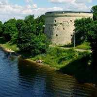 Псков. Покровская башня Кремля