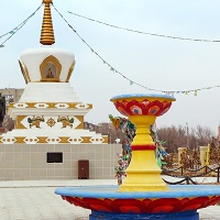 Элиста. Ступа просветления