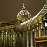 Санкт-Петербург. Казанский собор вечером