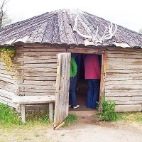 Древняя хакасская юрта