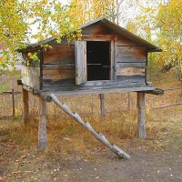 Озеро Андреевское. Археологический музей-заповедник. Амбар