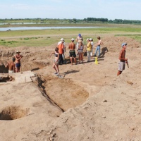 Селитренное городище. Археологи на Селитренном городище