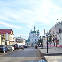 Елабуга. Вид на Спасский собор