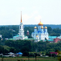 Задонский Богородицкий монастырь. Панорама