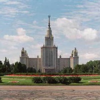 Москва. Воробьевы горы. Здание Главного здания МГУ