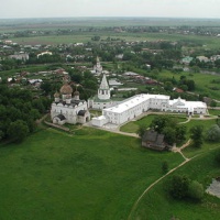 Суздальский Кремль с вертолёта