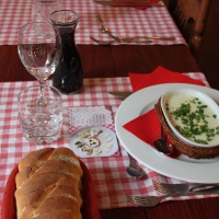 Суп-пюре с собственным сыром пармезанино