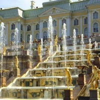 Петергоф. Фонтаны Большого Каскада