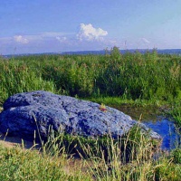 Синь-камень на Плещеевом озере