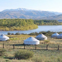 Тува. Юрточный комплекс 