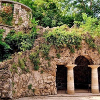 Пятигорск. Парк «Цветник». Грот Дианы