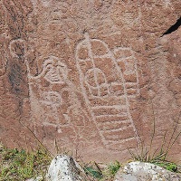 Сафроновский чаатас. Петроглифы I - V вв. н.э.