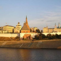 Вид на Казанский Кремль