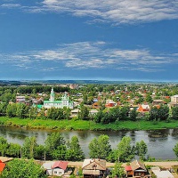 Кунгур. Панорама города