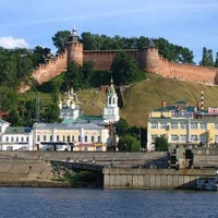 Вид на Нижегородский Кремль