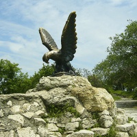 Пятигорск. Парк «Цветник». Скульптура «Орёл»